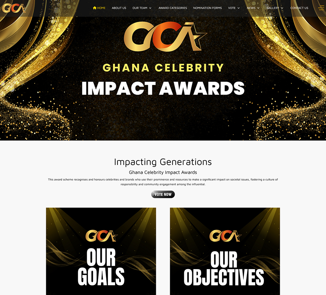 Ghana Celebrity Impact Award